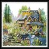 Villa in the Forest Home Cross Stitch Kit Kit ricamo ricamato a punta a mano CrossAce fatti di ricamo conti conta su tela dmc 14ct 11ct263t