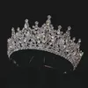 جديد Super Flash Rhinestone Bridal Crown with Makeup Photography Dress Dress Dress Wedding Crown Crown Associor