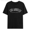 Koszulka damska Los Angeles Drukuj T koszule Letnie oddychanie swobodne koszulki bawełniane streetwear luźne koszulki sportowe krótkie topy L24312 L24312