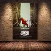 Joaquin Phoenix Poster Drucke Joker Poster Film 2019 DC Comic Kunst Leinwand Ölgemälde Wand Bilder Für Wohnzimmer Hause decor T23546