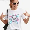 T-shirt Femme Team Bride T-Shirt Blouses de mariage de mariée Bachelorette Hen Party Tops Femmes françaises Couronne de fleurs Evjf Future Bride Summer Tees L24312 L24312