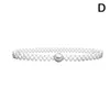 Pasy duże imitacja Pearl Talist Cain Elastic Pas z dekoracją do dekoracji Diamond Fashion Fashion Spódnica odzież damska Decorati Q8w0