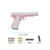 Zabawki z pistoletu Ręczne zapach Shell rzut zabawką Top komora G-18 dla dla dzieci zabawek, które można spalić 240307