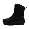 Botas militares para hombre al aire libre 673, botas de combate para hombre, botas de nieve antideslizantes para hombre del desierto, plataforma táctica impermeable para hombre 634