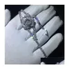 Tennis 20 Stil Funkelnder Luxusschmuck 925 Sterling Silber MTI Form Weißer Topas Cz Diamant Edelsteine ​​Frauen Hochzeitsarmband für Tropfen Otqik