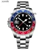 AA Aaa Designer Montres Hommes Montre 40mm 904l Automatique Mécanique Boucle Pliante Verre Saphir Étanche Céramique Rouge Bleu Lunette Cadran Noir Montres-bracelets If39 2EFA