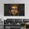 Buddha affisch religion canvas målningar väggkonst bilder för vardagsrum modern heminredning retro vintage tryck dekorativ215o