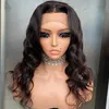 Vonder Maleisische Peruaanse Braziliaanse natuurlijke zwarte body wave 13x4 Zwitserse kant frontale pruik 100% ruwe maagd Remy menselijk haar in de uitverkoop