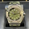 Brand Tactical AP Watch Royal Oak Offshore Series 15720st.OO.A052CA.01 MENS Automatisk mekanisk avslappnad 42 mm Datum Display Luxury Watch