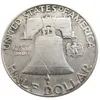 US 1962PD Franklin demi-Dollar artisanat argent plaqué copie pièce en laiton ornements décoration de la maison accessoires 343W