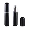 5 ml högkvalitativ sminkverktyg Small Black Aluminium Glass Parfym Spray Bottle 5cc Portable Cosmetic Atomizer F20172667 KBTRQ WMCNS