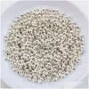 Entretoises 2000 pièces/lots de perles d'espacement rondes en métal plaqué argent M pour la fabrication de bijoux Bracelet collier accessoires de bricolage livraison directe trouver Dhys2