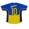 96 97 Boca Juniors Home Retro Jersey RIQUELME maillot de football ROMAN Maillot de football MARADONA Hommes Maillots de sport Uniforme de l'équipe de football