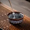 Copos de chá criativo copo de cerâmica chinês kungfu pequena bebida água e multifuncional casa ferramenta decorativa le231