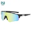 24 Year New Y2K Half Frame Outdoor Cycling Sports Sunglasses with Hollow Design Ultra Light Sunglasses