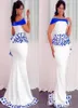 ASO EBI Styles Mermaid Evening Formal Dresses Peplum 2019 Off Shoulder Lace Floral African Nigerian Ophion Prom Party Gown4363263