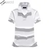 Polos pour hommes de haute qualité été nouveau solide à manches courtes Polos chemises coton revers mode mince ldd240312