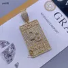 Créateur de bijoux glacé vvs diamants de laboratoire moissanite hip hop or chasseur de rêves pendentifHipHop