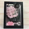 Hvayi 18pcs Mariage Soap Soap Roses Flower Bouquet Flores Plant عيد ميلاد عيد ميلاد الزفاف عيد الحب يوم الهدية ديكور المنزل C0257V