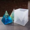 1set överdimensionerade pyramidsilikonform DIY -smycken Mögel Epoxihartsformar för smycken211n
