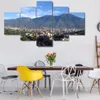 5 Piece Canvas Art Avila Caracas Mountain Canvas Print målning Väggkonst affisch Modern Hemdekoration vardagsrum Bilder 210310304Z