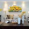 Gemälde großgröße handgefertigtes Ölmalerei abstrakte Sonnenblume auf Leinwand modern
