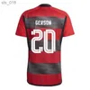 Fans toppar flammengo fotbollströjor 2024 Vidal Arrascaeta Gabi fotbollsskjortor B.Henrique E.ribeiro Camisa Flamengo Outubro Rosa Jerseyh240312