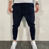 Pantalons pour hommes hommes bas fermeture éclair décontracté mince sport respirant pas d'élasticité pantalon vêtements pour garçons poches pantalons Hombre