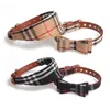 Fashion Dog Collar och koppel av högsta kvalitet med Bow Dog Triangle Handduk TILL GRASTIA METAL BUCKLE LITA DOGCAT COLT PET ACCCISTOR176M