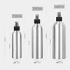 30/50/100/120/150/250ml Flacone spray in alluminio Nebbia fine atomizzatore Bottiglie vuote di profumo Spray Contenitore per imballaggio cosmetico Dmqpc Gseuf