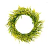 Dekorativa blommor Festival Door Wreath Eye Catching Long Term Usy Perfect for Celebration