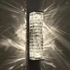 Wall Lamp Modern Luxury Lustre Crystal K9 Led Light Chrome Gold Indoor Bright Sconce For Living/dining/bed Room El