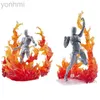 Figury zabawek akcji Anime efekty specjalne Flame Model Vegeta Shoto Todoroki Figures DIY Lightning Scena Dekoracja efektów specjalnych Prezenty LDD240312