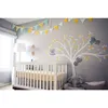 Koala -familj på White Tree Branch Vinyls Wall Stickers Nursery Decals Art Lovningsbara väggmålning Baby Barn Room Sticker Home D456B T2232H