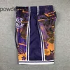 New Year of Rabbit Edition Lakers Mesh Двухслойные шорты с вышивкой High Street Спортивные шорты Мужские баскетбольные брюки 2p1h Ub2i