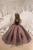 FATAPAESE dentelle Tulle fleur fille robe occasion formelle demoiselle d'honneur fête mariage concours anniversaire Poshoot Christma TUTU robe 240306