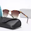 Lunettes de soleil 24SS Designer de luxe pour femmes hommes lunettes marque mode conduite lunettes Vintage voyage pêche demi-cadre soleil UV400 haute