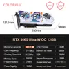 Färgglada Igame GeForce RTX 3060 Ti Ultra NB W OC GAMING Grafikkort 12 GB RGB Light Nvidia GPU -grafikkort