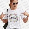 Women's T-Shirt Spanish Women Bridal Wedding Team Bride Bridesmaid T-shirt Bachelorette Party Tees Future Bride Y2k Tops Single Farewell Blouses L24312