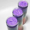 2PCS Lot Colorful Religious Magic Candle Religious Divination Glass Church Candle Seven-Layer Chakra Rainbow 3-Day Votive Candle L256K