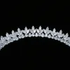 Couronnes et diadèmes de mariage de luxe, bandeau pour femmes, accessoires de cheveux de mariée en Zircon complet, coiffure de mariée, bijoux de cheveux, couvre-chef 240301