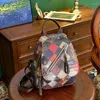2024 School Bags Vintage Leather Backpack Women Fashion Wild Trend Casual Small Ladies Travel Bag for Teenage Girls