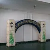 wholesale Arche d'arbre gonflable de 8 mW (26 pieds) avec et ventilateur pour les décorations de Noël d'ornement de printemps Famille américaine
