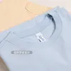 Novo masculino 230g camiseta de manga curta e das mulheres marca na moda puro algodão branco camiseta verão base camisa cor sólida