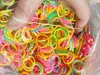 juchiva Dog Apparel 100PCS Pet Cat Hair Bows Colorful Rubber Bands Colored Top Elastic for Grooming Puppy Accessories Products