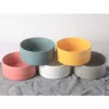 Ceramic Marble Pet Bowl Suitable for Pets To Drink Water and Eat Food Have Various Color Dark Green Pink Gray White Y200922272T