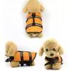 Vêtements de chien 4 couleurs Chiot Chihuahua Sauvetage Natation Vêtements de sécurité Gilet Costume extérieur Pet Float Doggy Gilet de sauvetage Gilets # 1260w