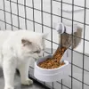 ペットの猫オウムズ鳥ディスペンサーピジョンフィーダーボウル猫犬ケージハンギングデバイス製品ボウルフィーダー284i