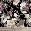 Peony Schil en Stok Bloemen 3d Po Muurschildering Behang Papier Papieren Home Decor Wallpapers voor Woonkamer Slaapkamer Muurschilderingen Roll1260g