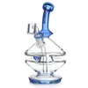 Phoenix 9'' Bong Glass Vase Shisha Smoking Bongs Mixed Colors Water Pipes Dab Rigs With A Rrotatable Ball Water Bongs With Quartz Banger